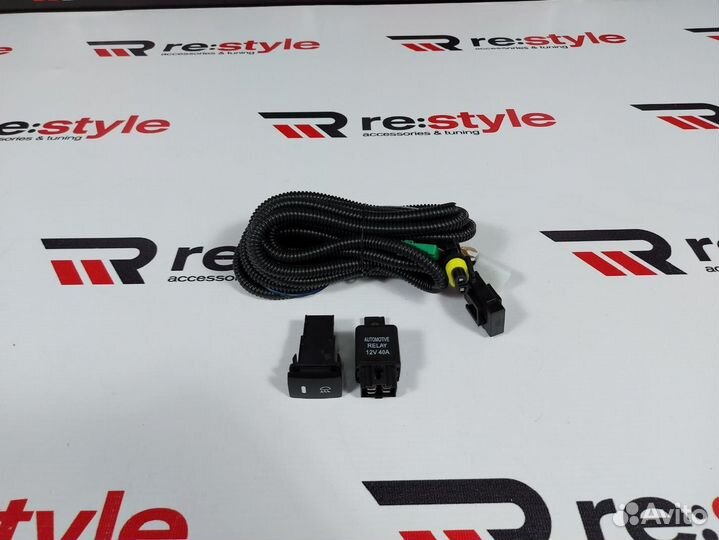 Проводка для туманок с кнопкой Toyota V2262