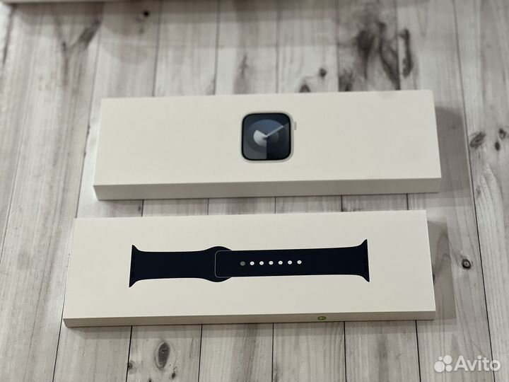 Новые Apple Watch 9 45mm Silver / Storm Blue