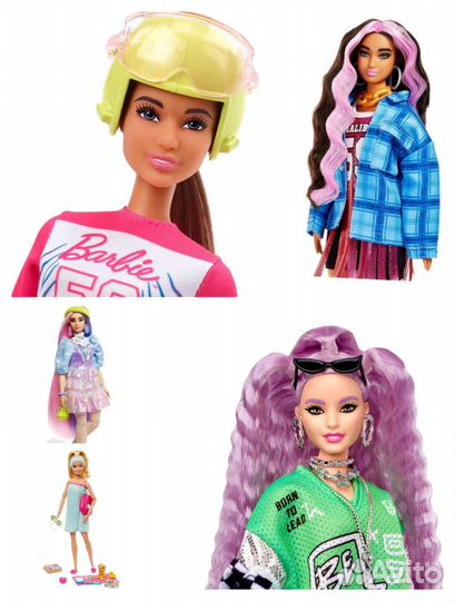 Куклы барби Extra шарнирные