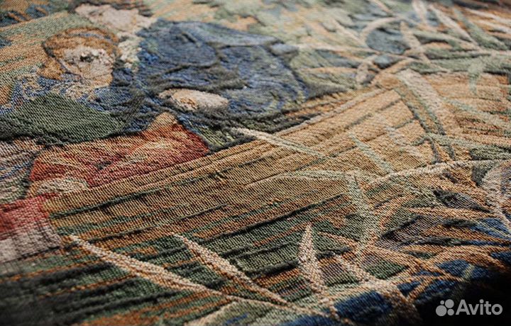 Гобелен. Германия. Лебеди.1953 год. Размер 65х140