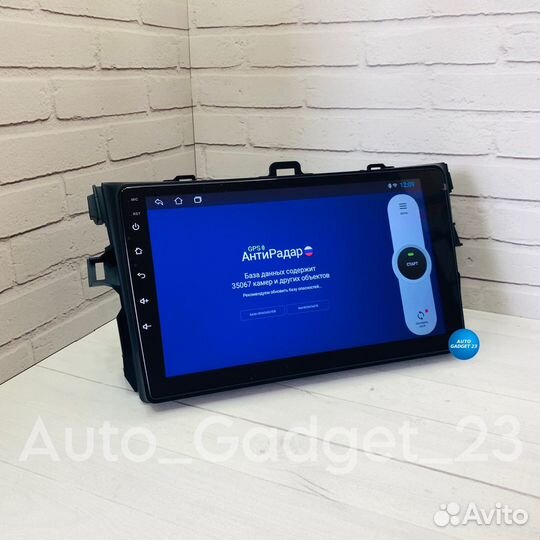 Магнитола 2 din android 9 дюймов Тойота Королла