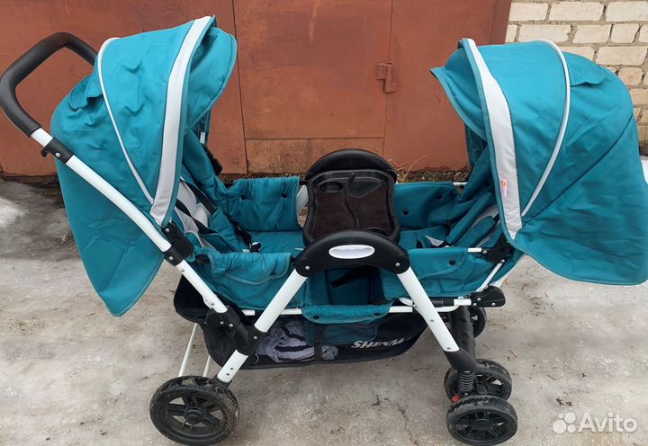 Детская коляска для двойни