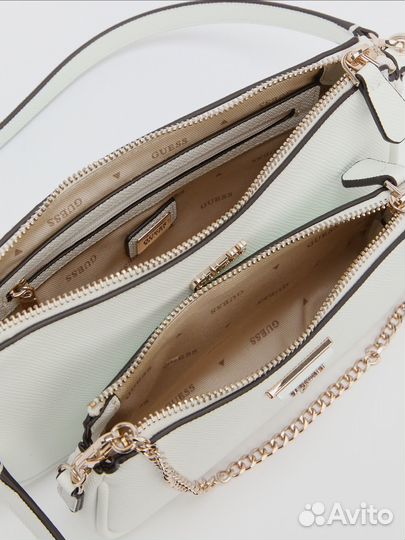 Сумка guess double pouch crossbody