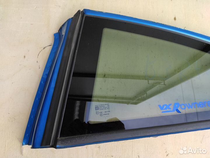 Стекло заднее левое AS3 глухое на Opel Corsa D 3Д