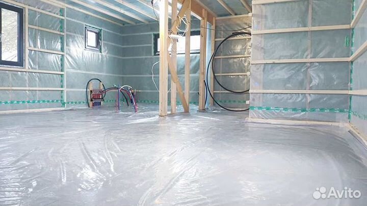 Пленка строительная гидроизоляционная 1.5м х 100м