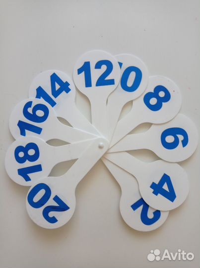 Веер - буквы (гласные,согласные + цифры