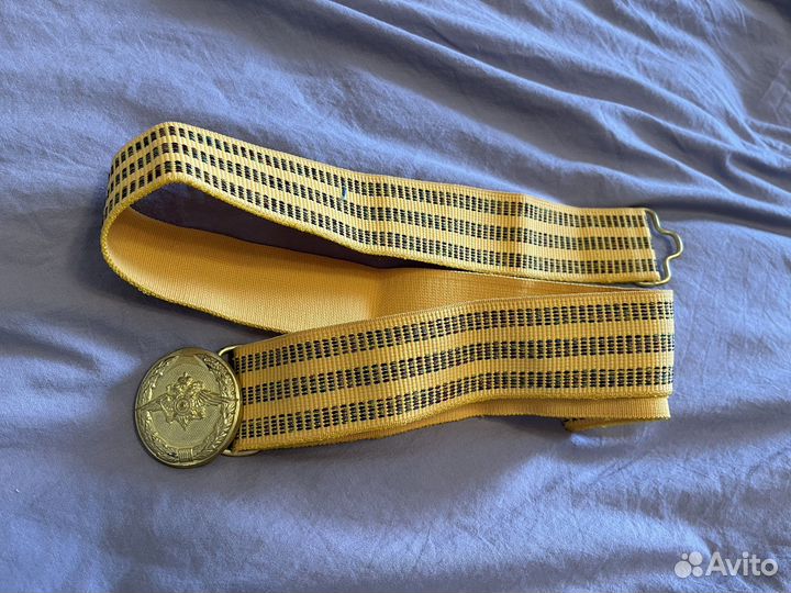 Пардный военный ремень, золотой