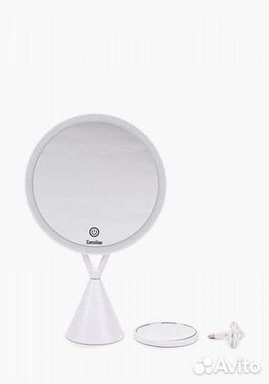 Зеркало с подсветкой настольное