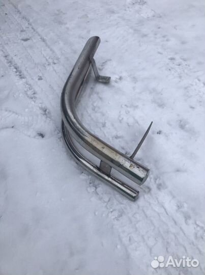 Защита заднего бампера Тойота prado 150