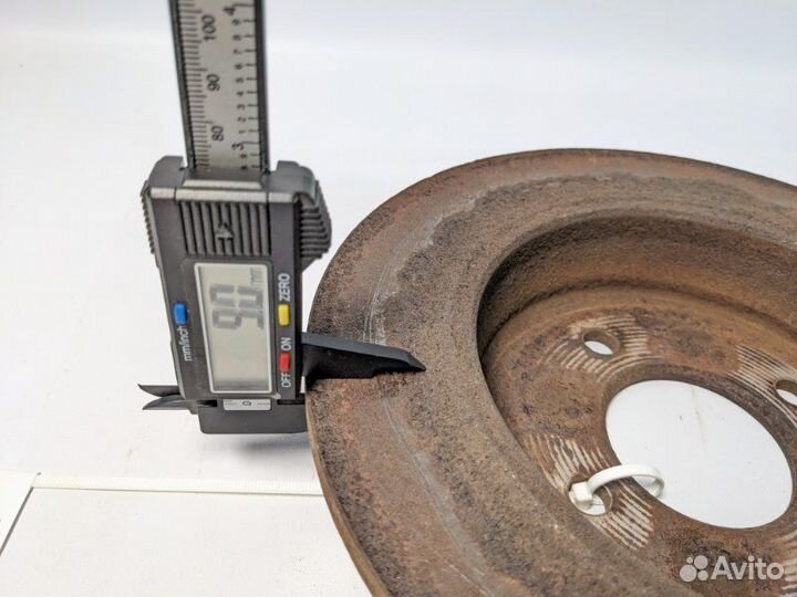 Диск тормозной задний Hyundai Solaris седан G4FA