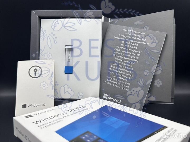 Win 10 Pro Office 2021 Pro Plus Box Один комплект