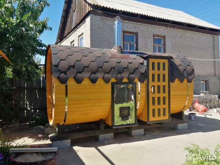 Баня бочка