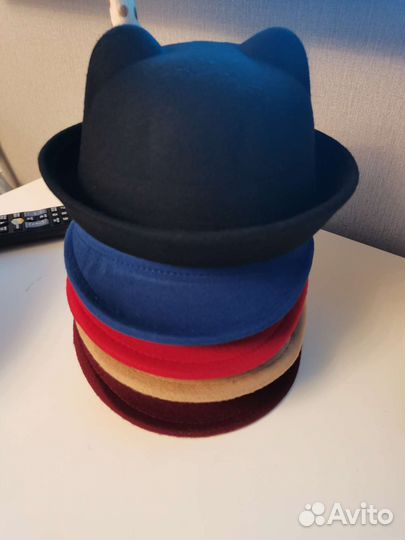 Шляпа и кепа с ушками детская, 3-5 лет