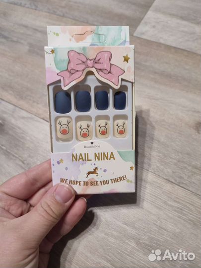 Накладные ногти с клейкой лентой Shein