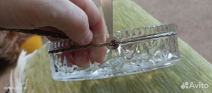 Хрустальная конфетница/ сахарница СССР