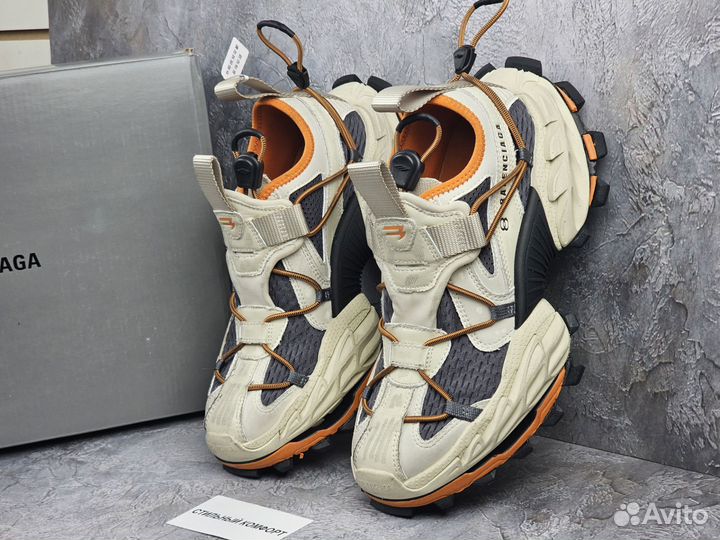 Кроссовки Balenciaga hike Sneaker Beige orange