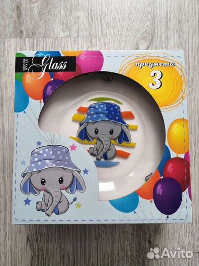 Набор детской посуды новый