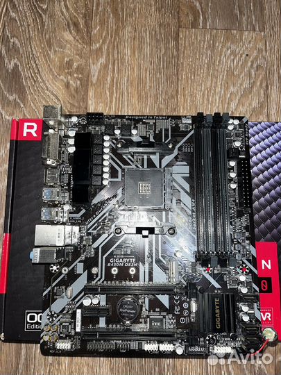 Материнская плата Gigabyte B450M DS3H, сокет: AM4