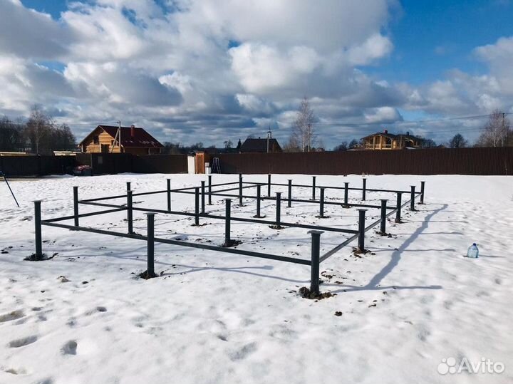 Винтовые сваи под ключ