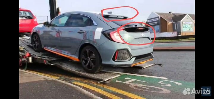 Спойлер крышки багажника,honda civic 10x 2018