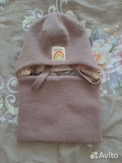 Шапка и снуд для девочки весна