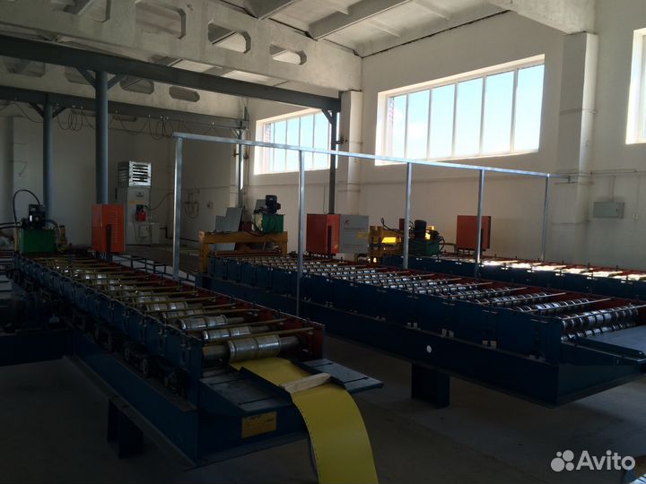 Линия металлочерепица/карабельная рейка