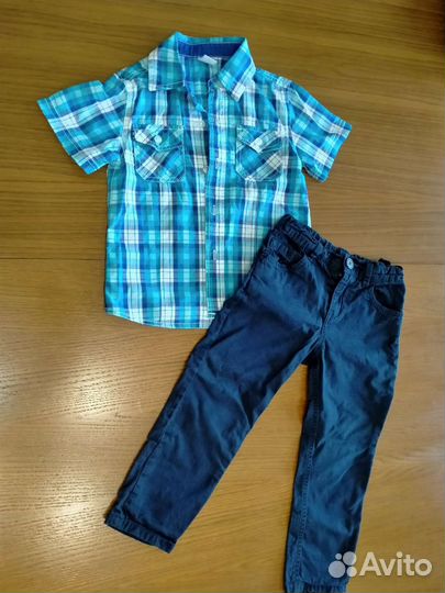 Детские вещи на мальчика пакетом, размер 98-104