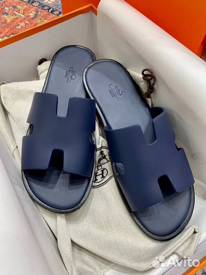 Шлепанцы мужские hermes