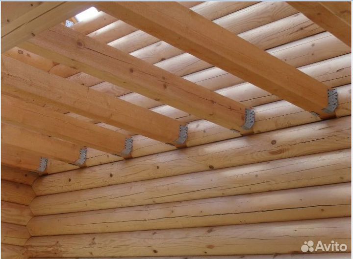 Срубы ручной рубки из бревна