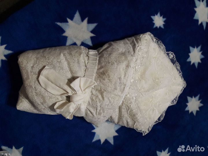 Зимний конверт на выписку