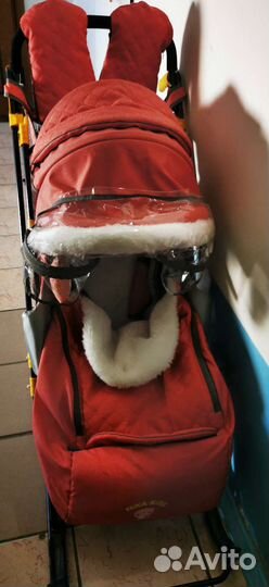 Детские санки коляска ника
