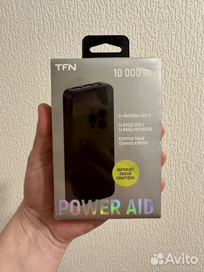 Портативный аккумулятор TFN Power Aid 10000 мАч