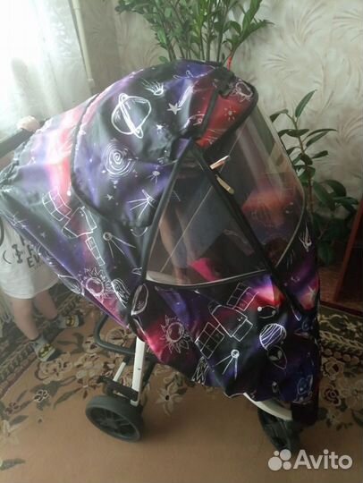 Дождевик на коляску универсальный пупс земли