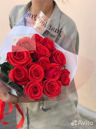 Розы букет 15, 21, 51, 101 роза с доставкой