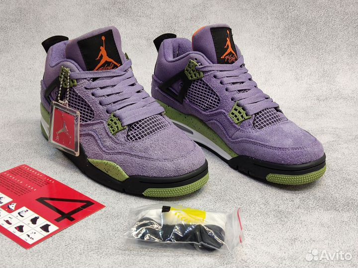 Кроссовки Nike Air Jordan 4 Retro Cany Purple