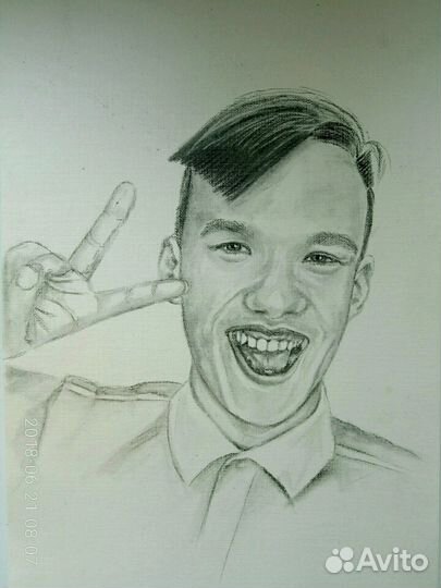 Портреты углем