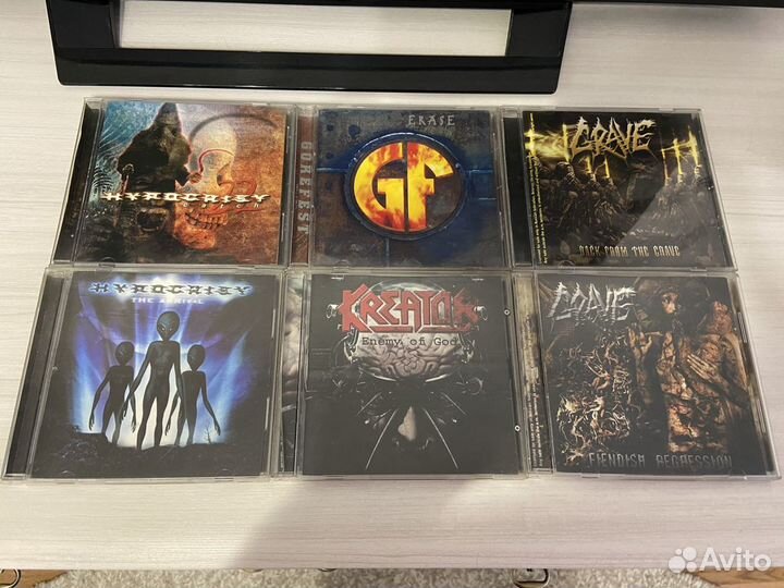 Музыкальные cd диски (black, death metal)