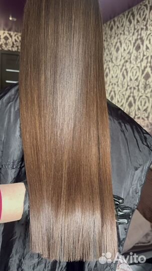 Кератиновое выпрямление