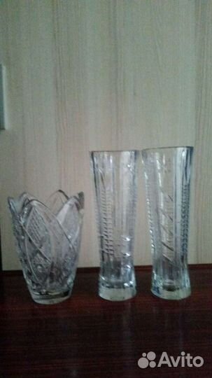 Хрустальная ваза