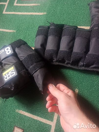 Утяжелители для рук и ног 2 штук по 8 кг