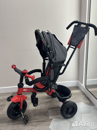Детский велосипед коляска с ручкой