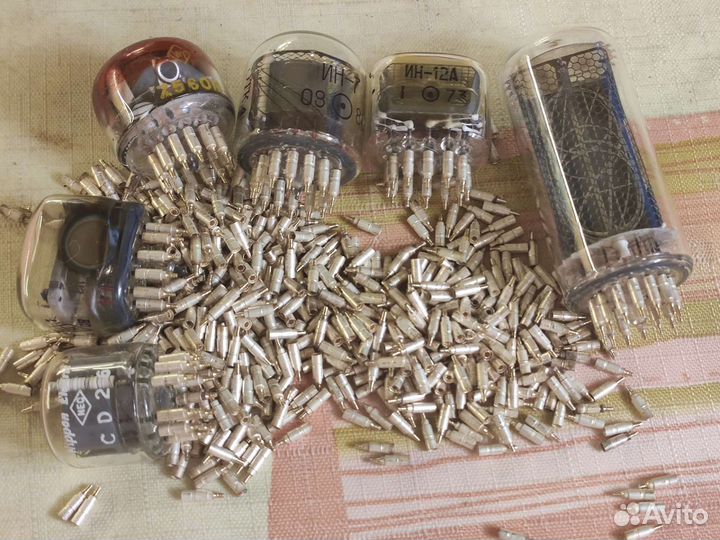 Пины гнезда разъемы ин-18 ин-12 ин-4 ив-22 ив-12