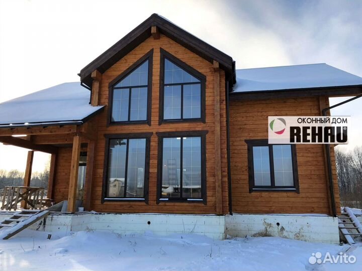Rehau. Пластиковые окна,окна пвх для дома коттеджа