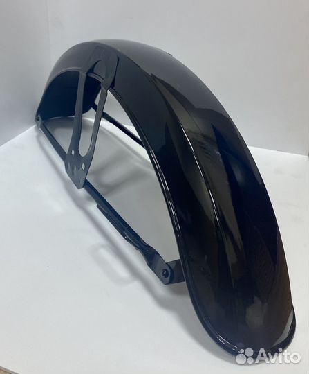 Крыло переднее металлическое на мопед Альфа