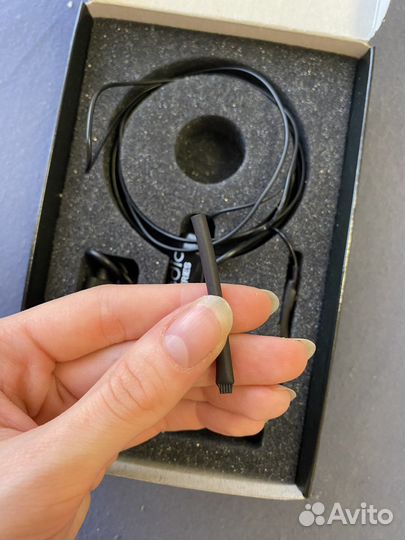 Микронаушник MXMedia с микрофоном бесшумная кнопка