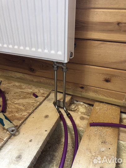 Монтаж отопления воснабжения