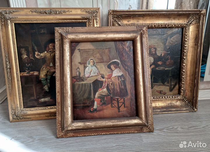 Картина маслом на холсте бу