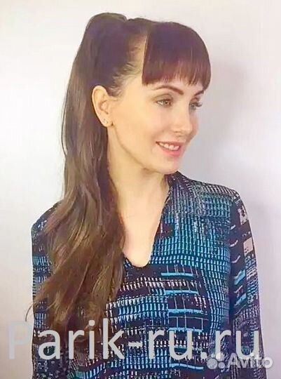 Длинный прямой хвост на крабе ilona Цвет разный