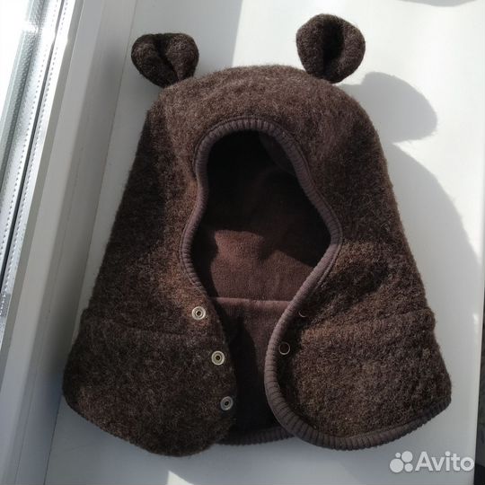 Шапка детская с ушками Huttelihut 0-1г, 47-49 см