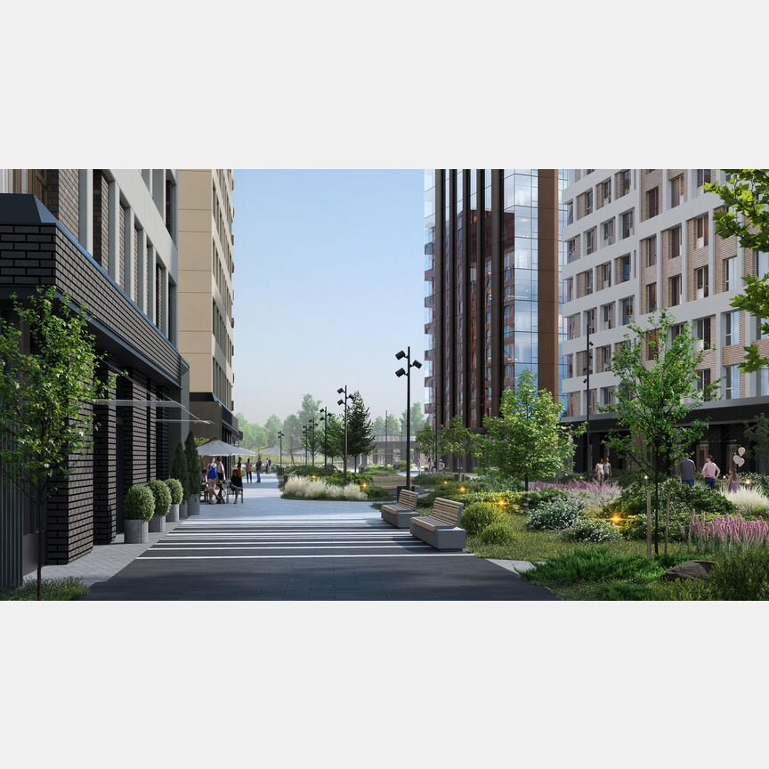 1-к. квартира, 39 м², 2/28 эт.